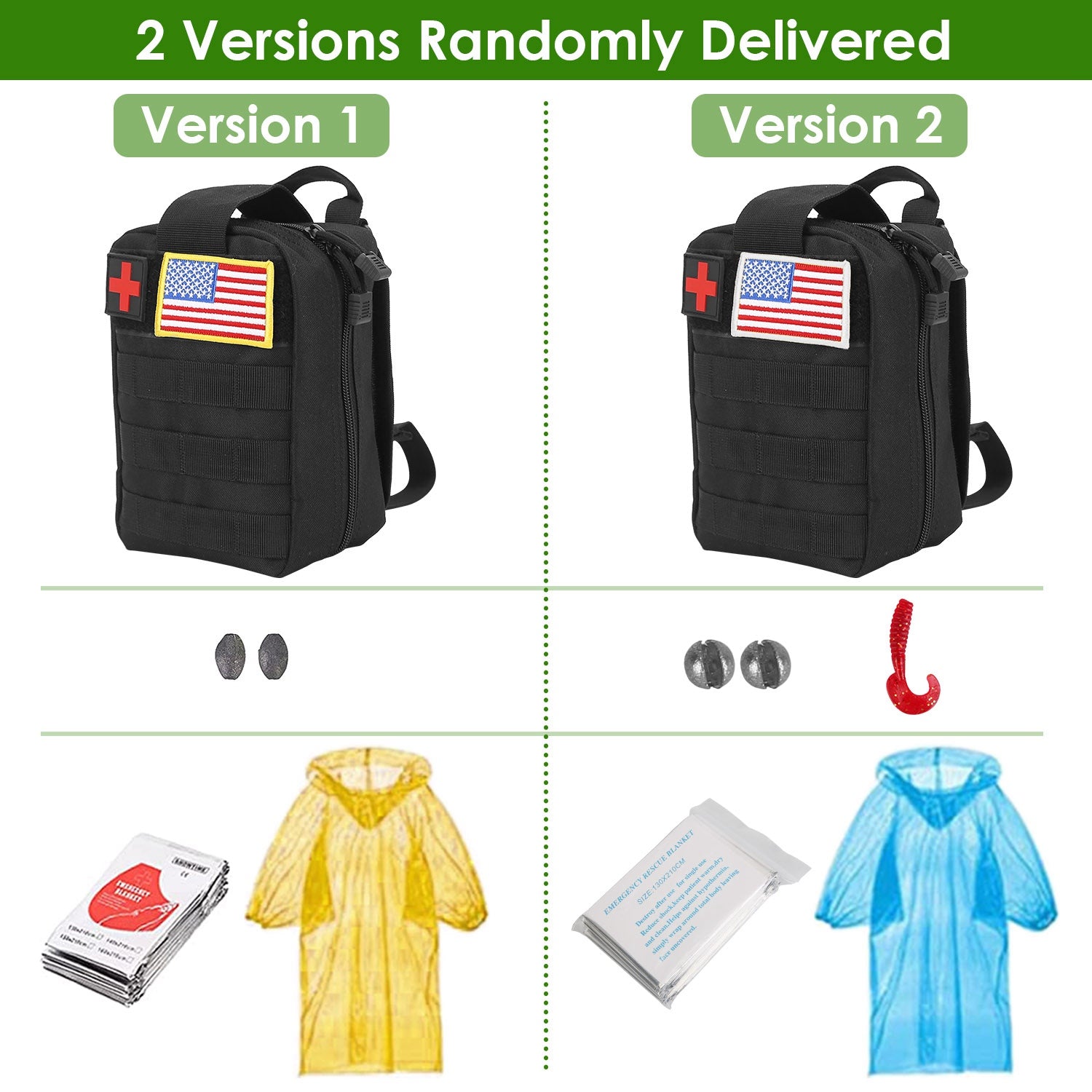 47Pcs Emergency Survival Kit